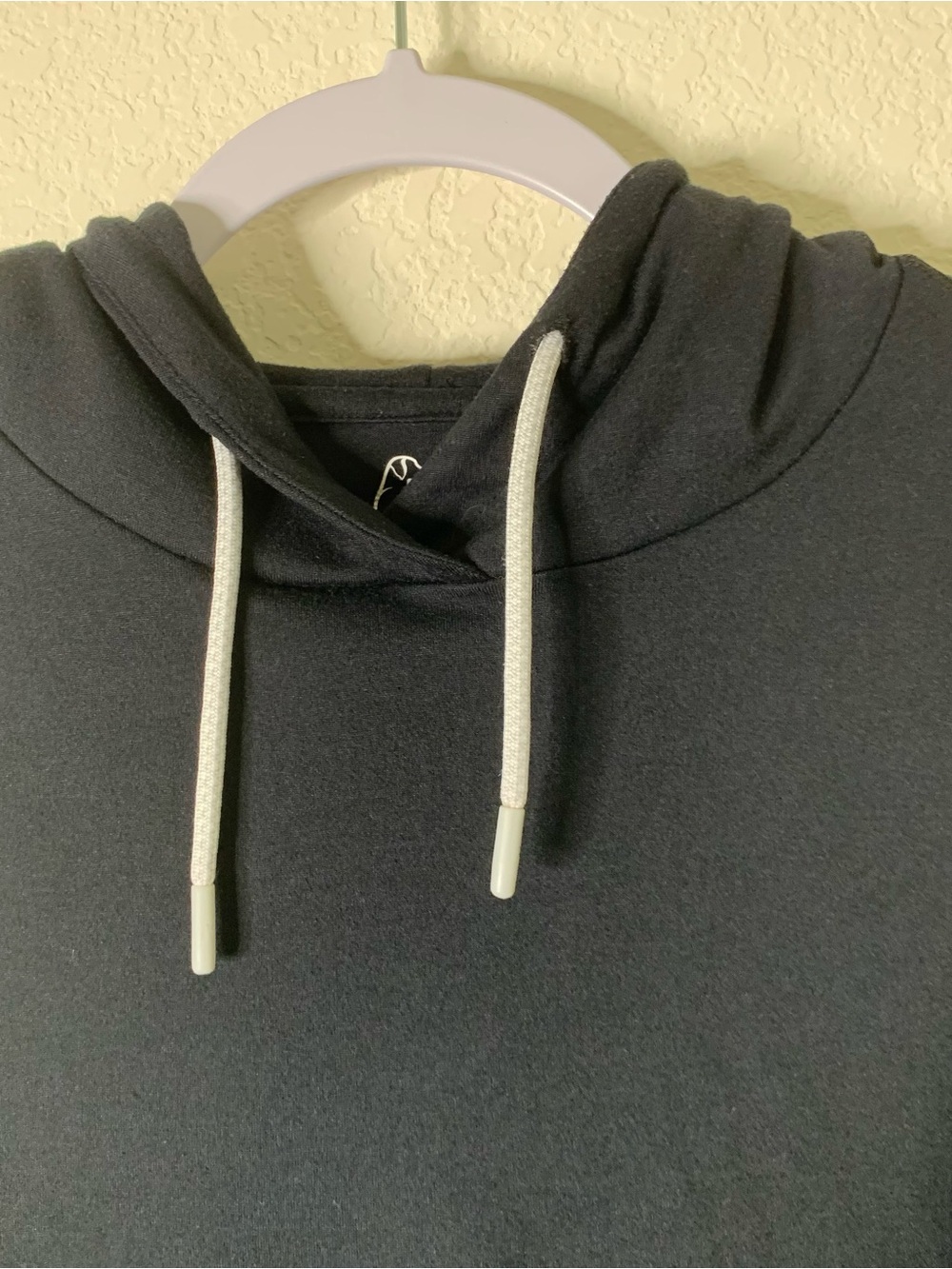 Rhoback womens black tempo performance crop hoodie S - Picture 4 of 8